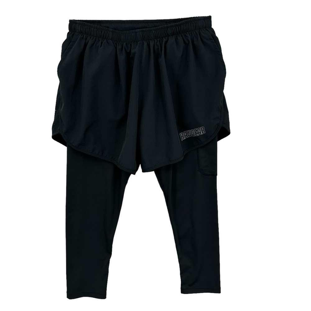 RAWGEAR Compression Legging Shorts Black